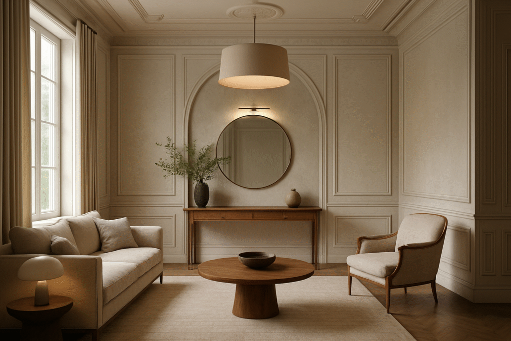 جدار بديكور ورق حائط ثلاثي الأبعاد بنقشة هندسية