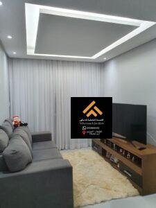 لمسة مخملية، إضاءة LED، تصميم فاخر، مجالس سعودية